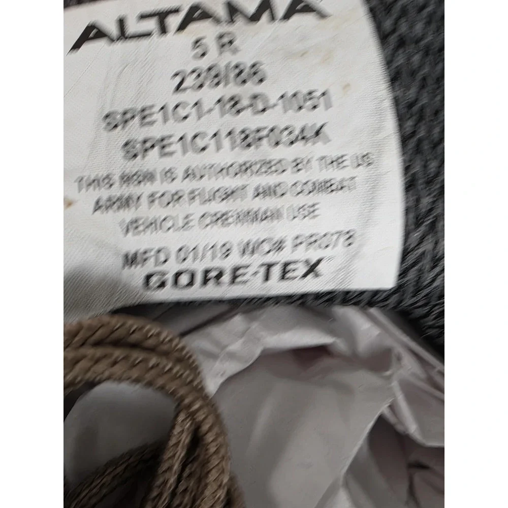 Altama Boots Mens Size 5‎ Brown Tan Gore-Tex Army Combat Temperate Weather